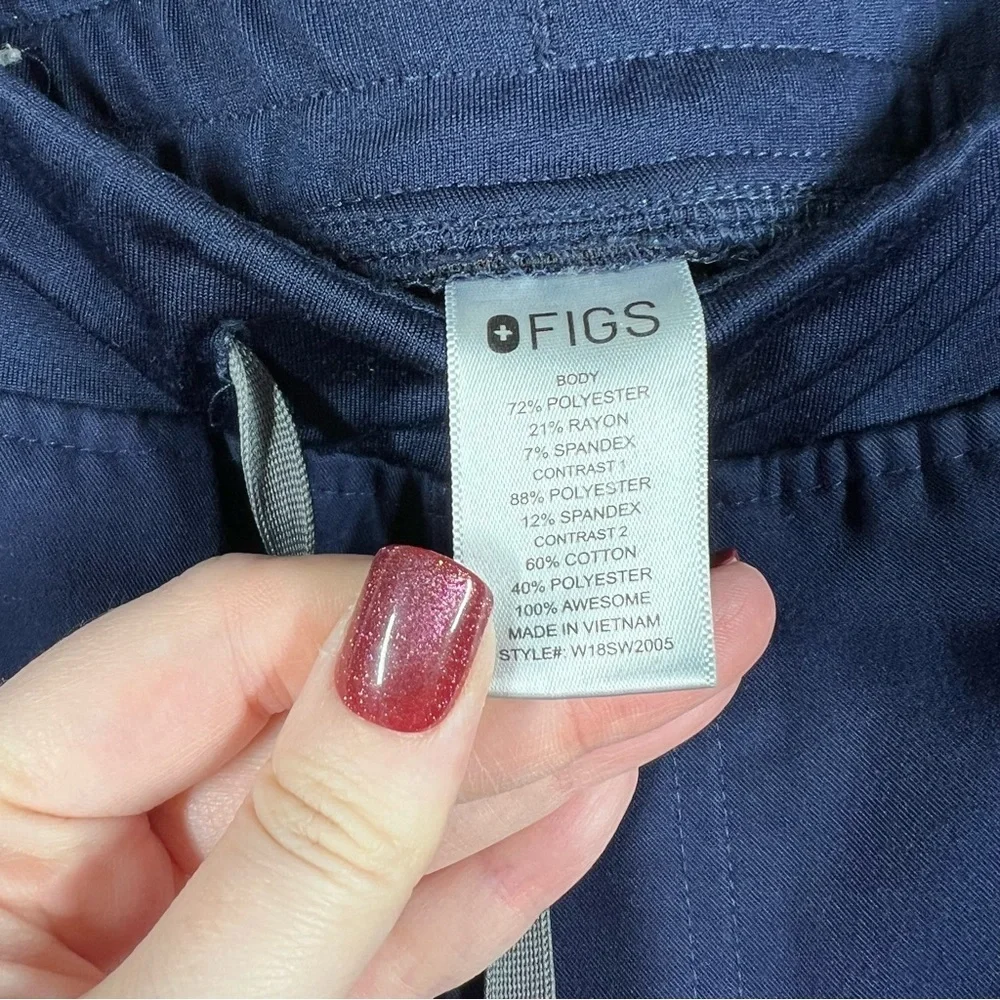Figs Dark Blue Zamora Jogger Scrub‎ Pants